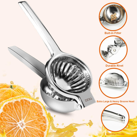 TEZZ bar-grade citrus press ideal for cocktails and home bartending