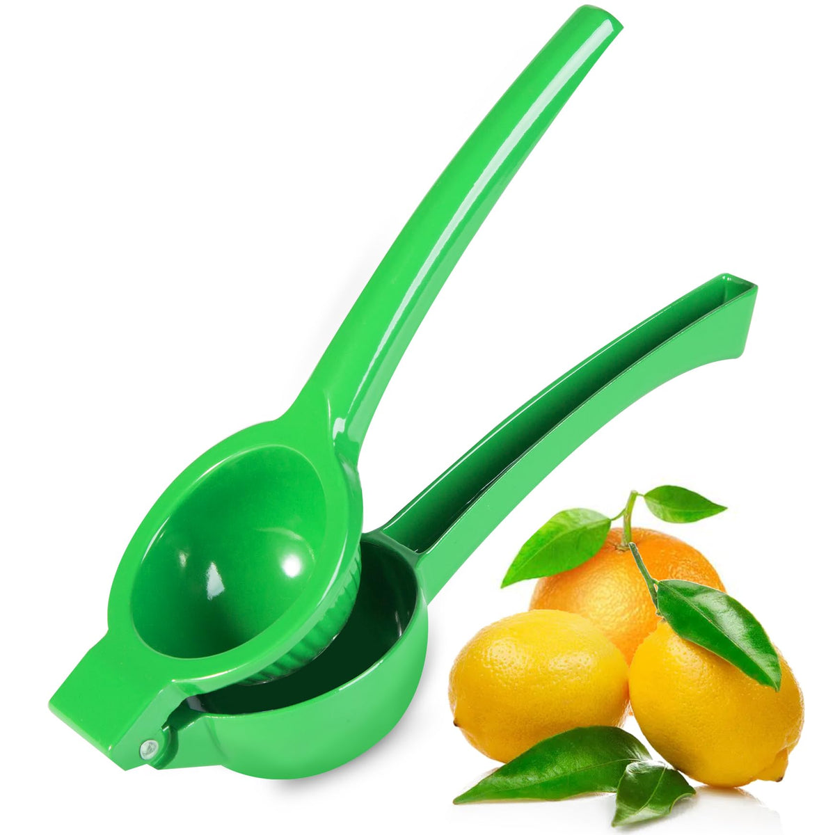 TEZZ Lemon Squeezer with large handle for effortless citrus extraction.