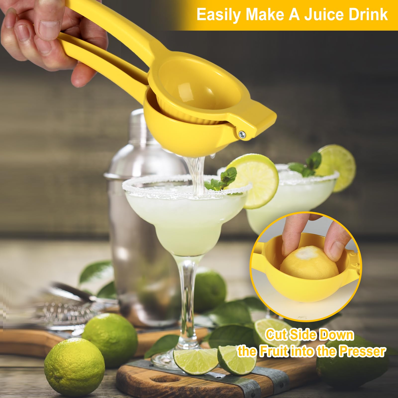 TEZZ lime squeezer ideal for quick bartending prep
