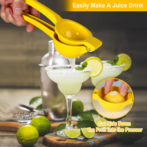 TEZZ lime squeezer ideal for quick bartending prep