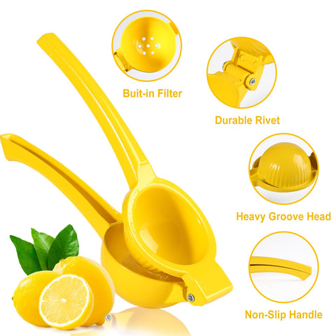 TEZZ metal citrus press durable and corrosion-resistant for long-term use