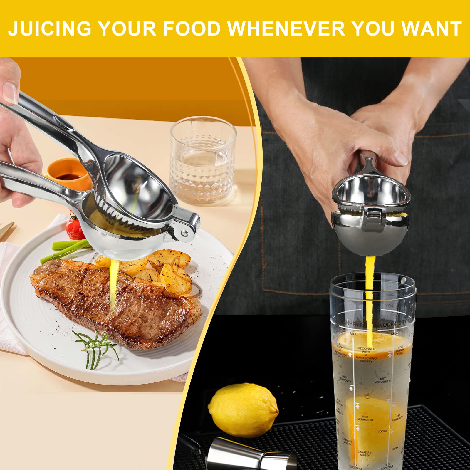 TEZZ Squeezer heavy press for thorough juice extraction