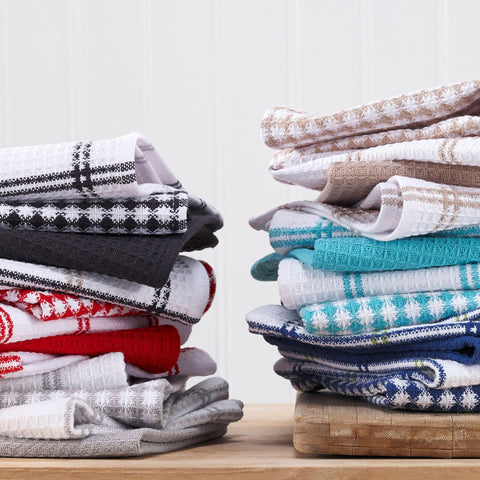 T-Fal cloths are machine washable, maintaining softness after repeated washes.