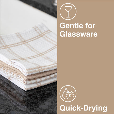 T-Fal cloths support spill cleanup and dish drying with a quick-drying weave.