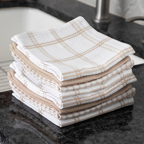 T-Fal Premium waffle cloths with reinforced stitching for long-lasting durability.