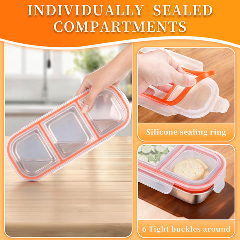 TGFBH stackable design saves pantry space and simplifies packing.