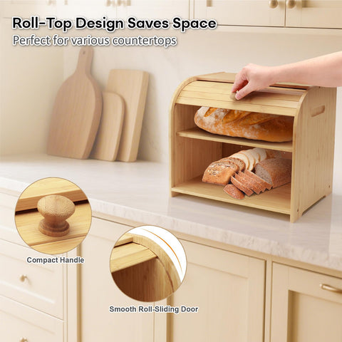 Thalomely bread box easy assembly with clear instructions