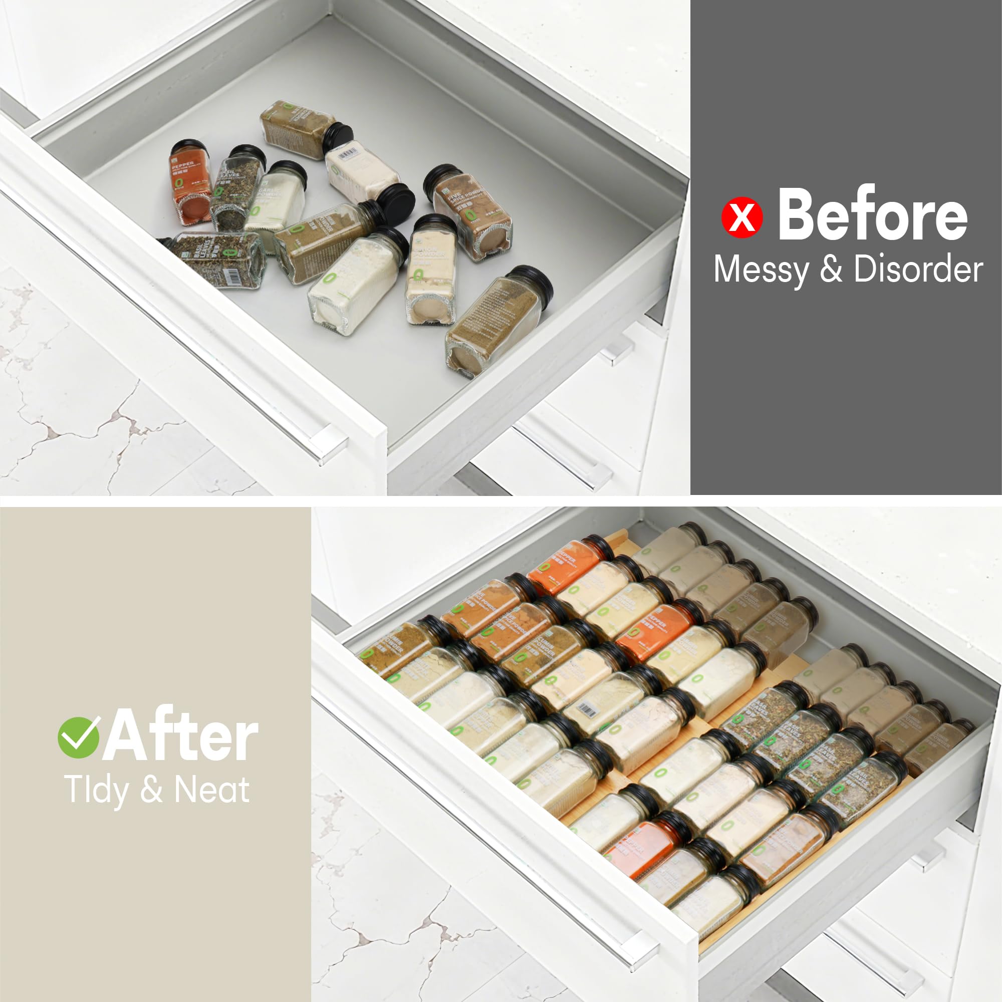 Thalomely easy-access design enabling quick spice retrieval during cooking.