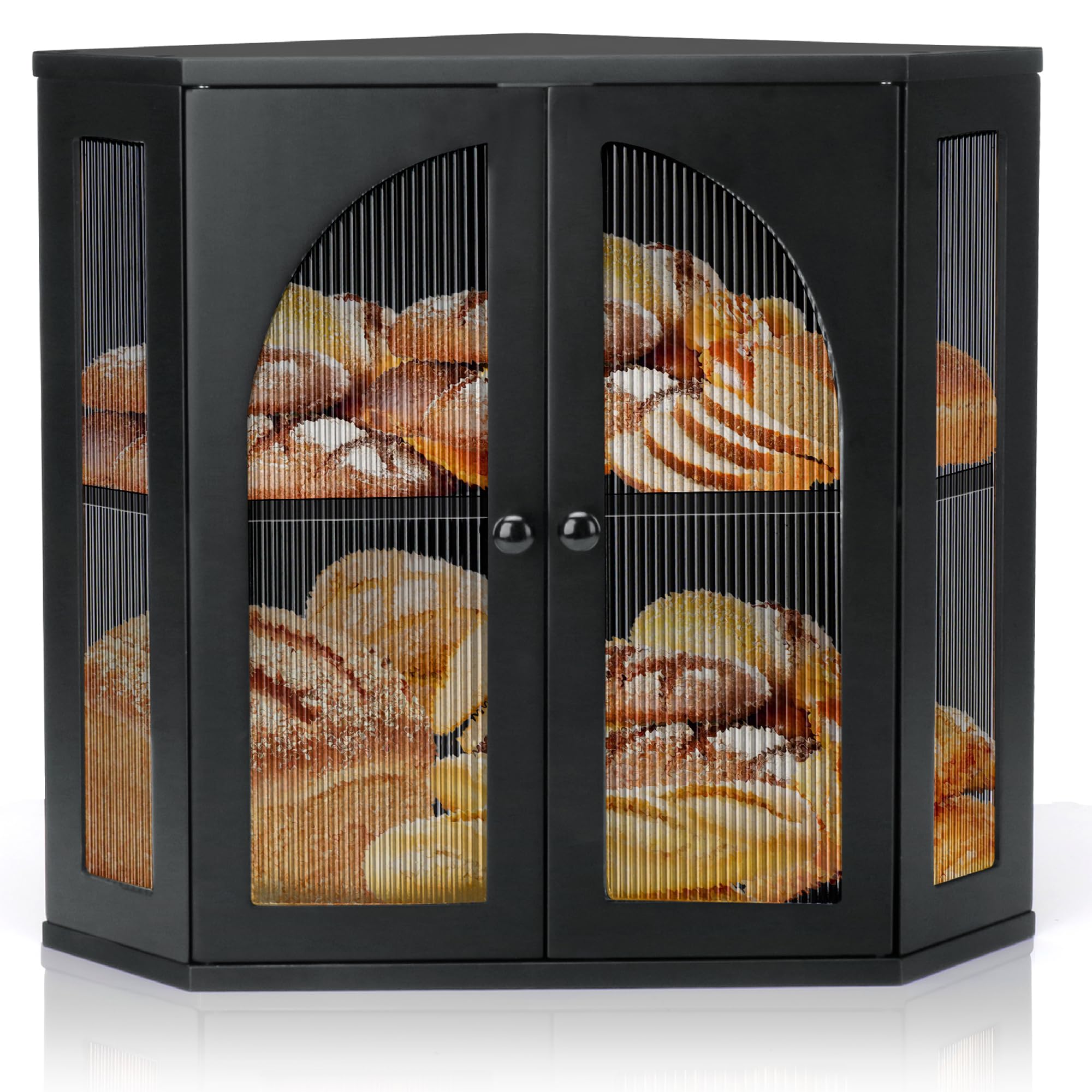 Large capacity fits multiple loaves or assortments without clutter.