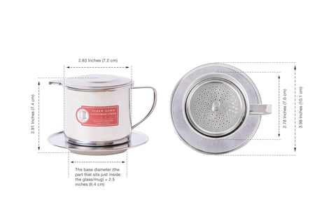 Thang Long phin drip tray base stabilizes the setup