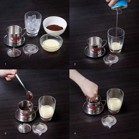 Thang Long phin lid cover for easy pouring