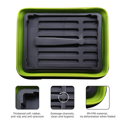 Thanstar dish drying rack surface is scratch-proof and non-slip on counters