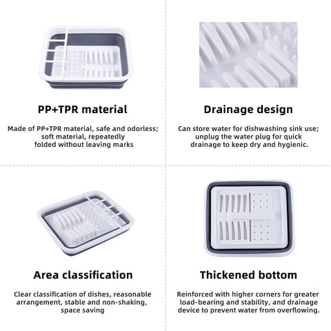 Thanstar swivel drain strip guides water into the sink, reducing mess.