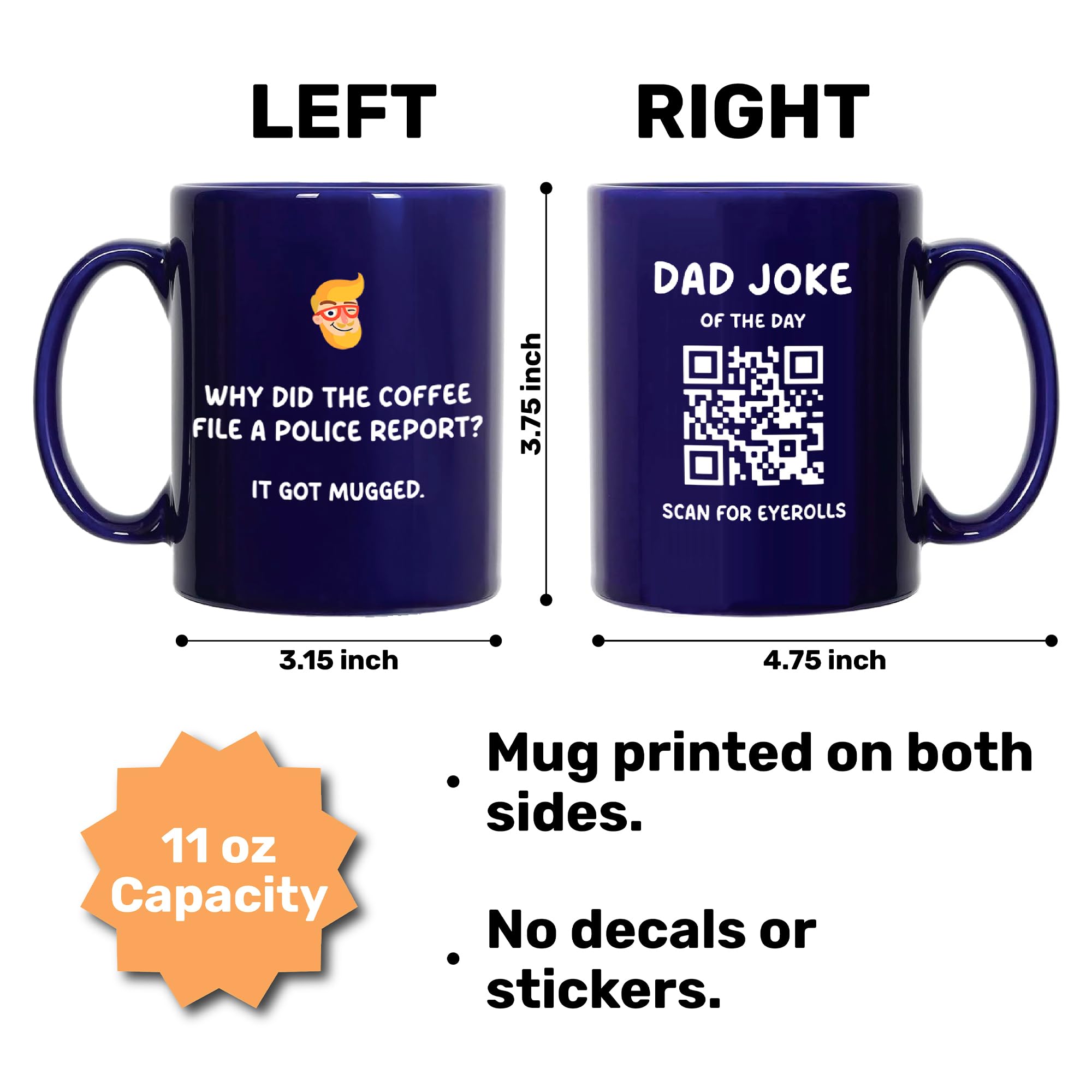 That's So Dad dishwasher-safe mug for easy cleanup.