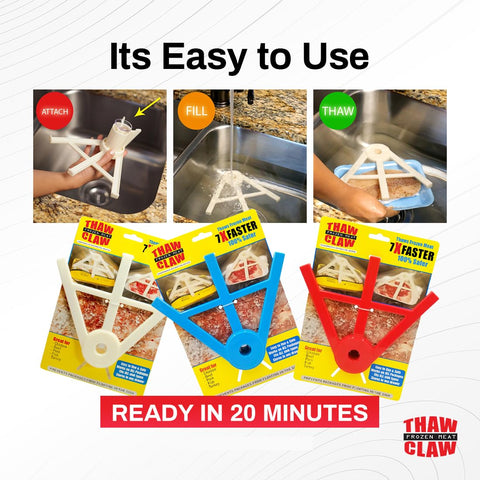 Thaw Claw enables 7x faster defrosting for meats