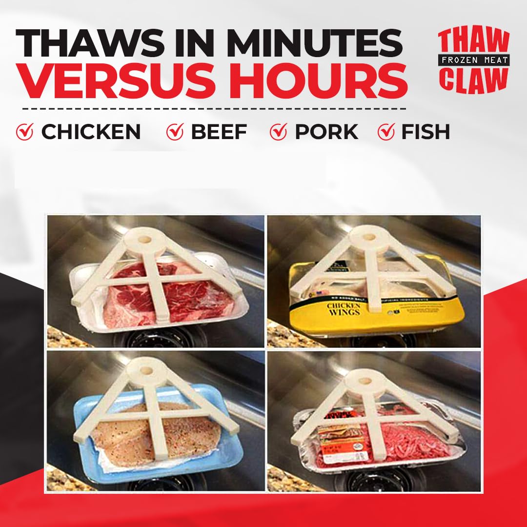 Thaw Claw requires no assembly, ready for instant defrosting