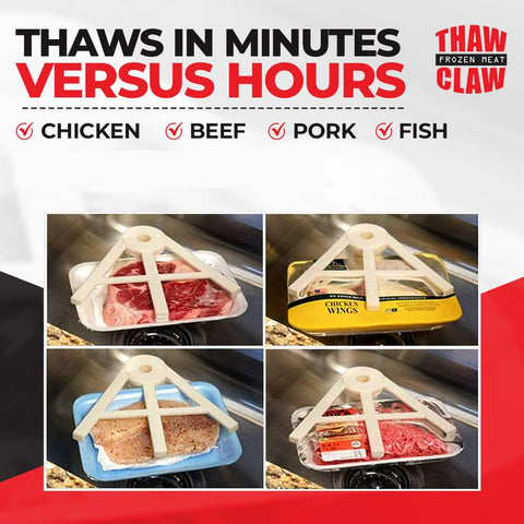 Thaw Claw requires no assembly, ready for instant defrosting