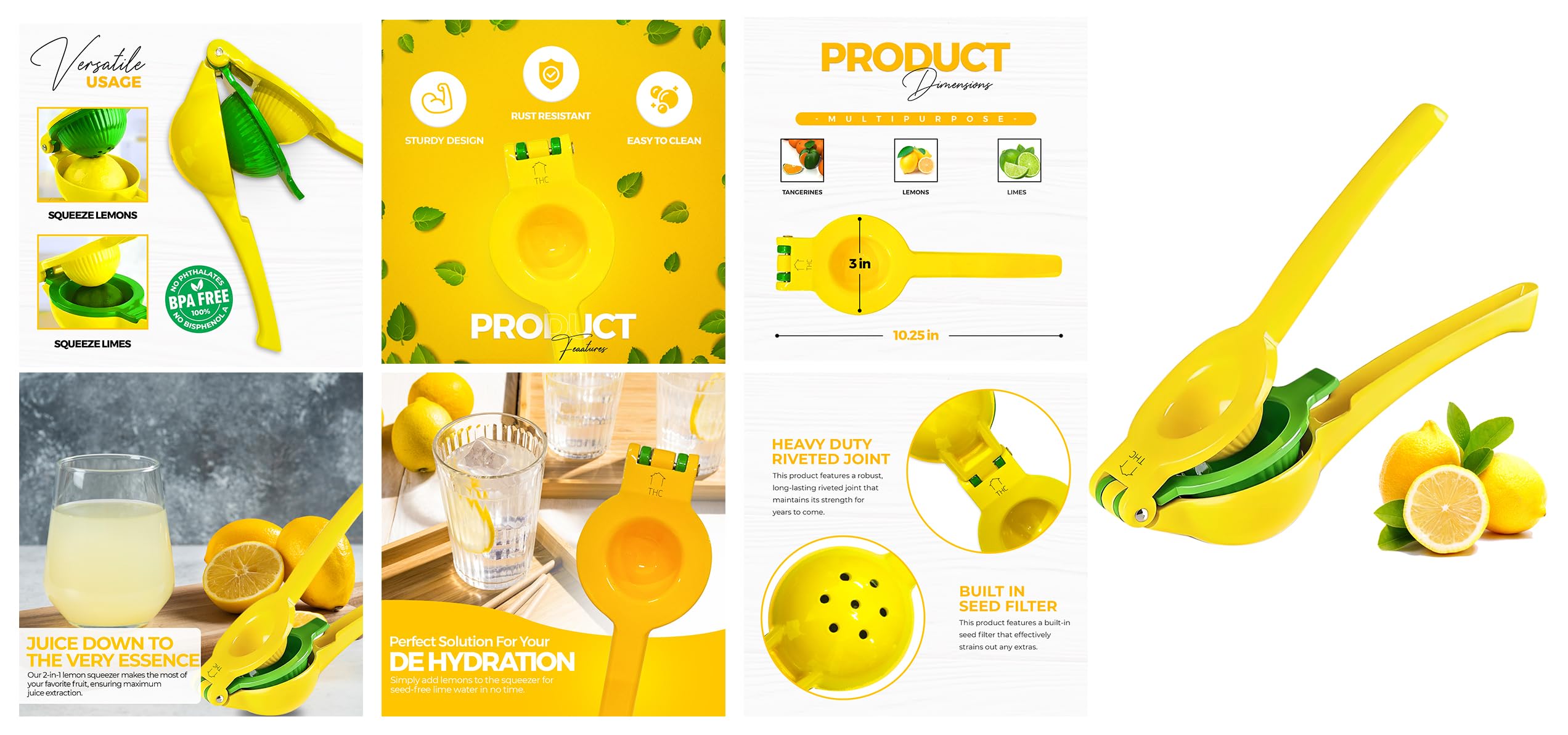 THC HomeFlow ideal for fresh citrus in recipes and drinks