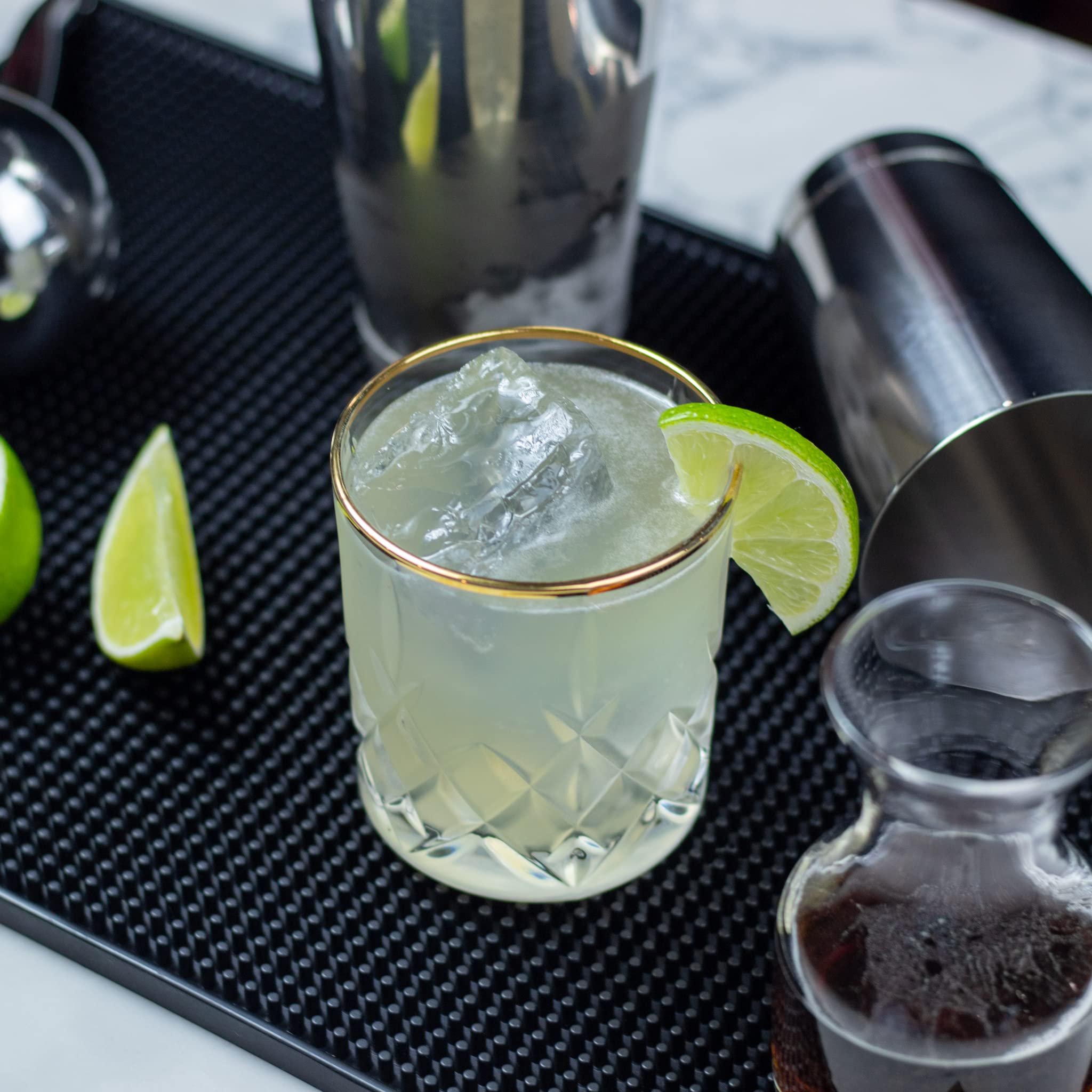 The Art of Craft 4-piece bar kit stores neatly in small spaces.