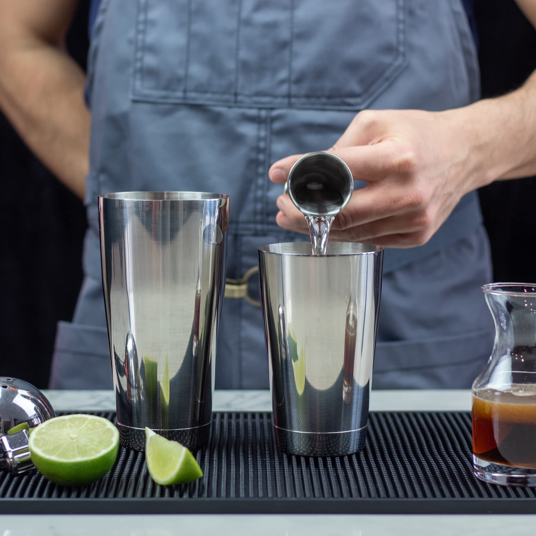 The Art of Craft Japanese jigger with six measurements for precise pours.