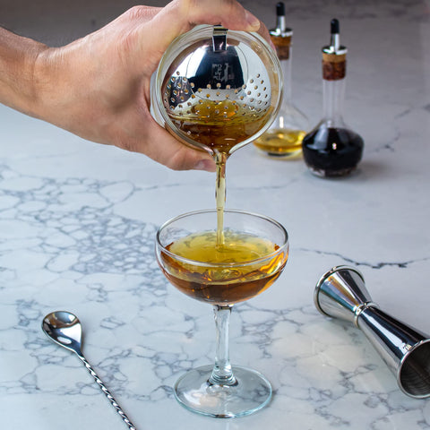 The Art of Craft Julep Strainer vintage design with polished finish