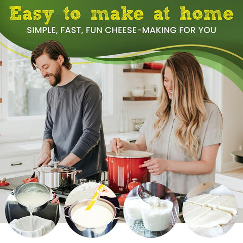 The Big Cheese Making Kit instruction booklet close-up emphasizes simple, step-by-step guidance.