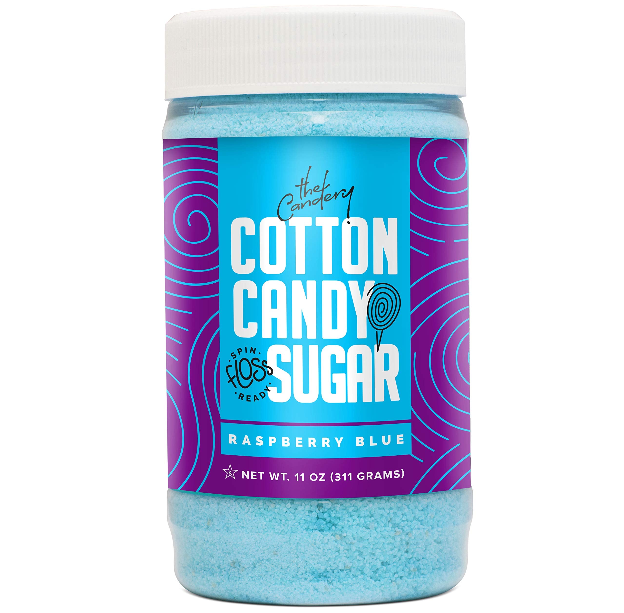 The Candery transparent cotton candy bowl reveals candy forming.