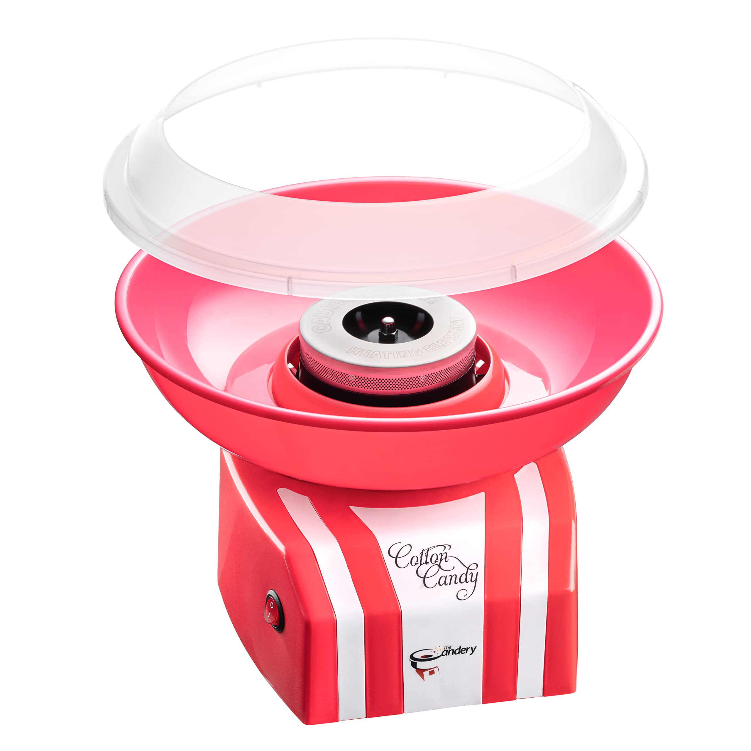 The Candery machine shows stable suction pads for steady operation.