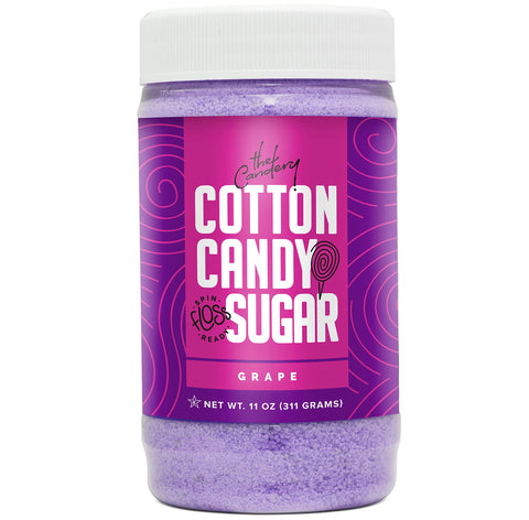 The Candery sugar scoop helps portion candy floss accurately.