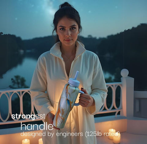 Three lids including straw lid for sip and straw use