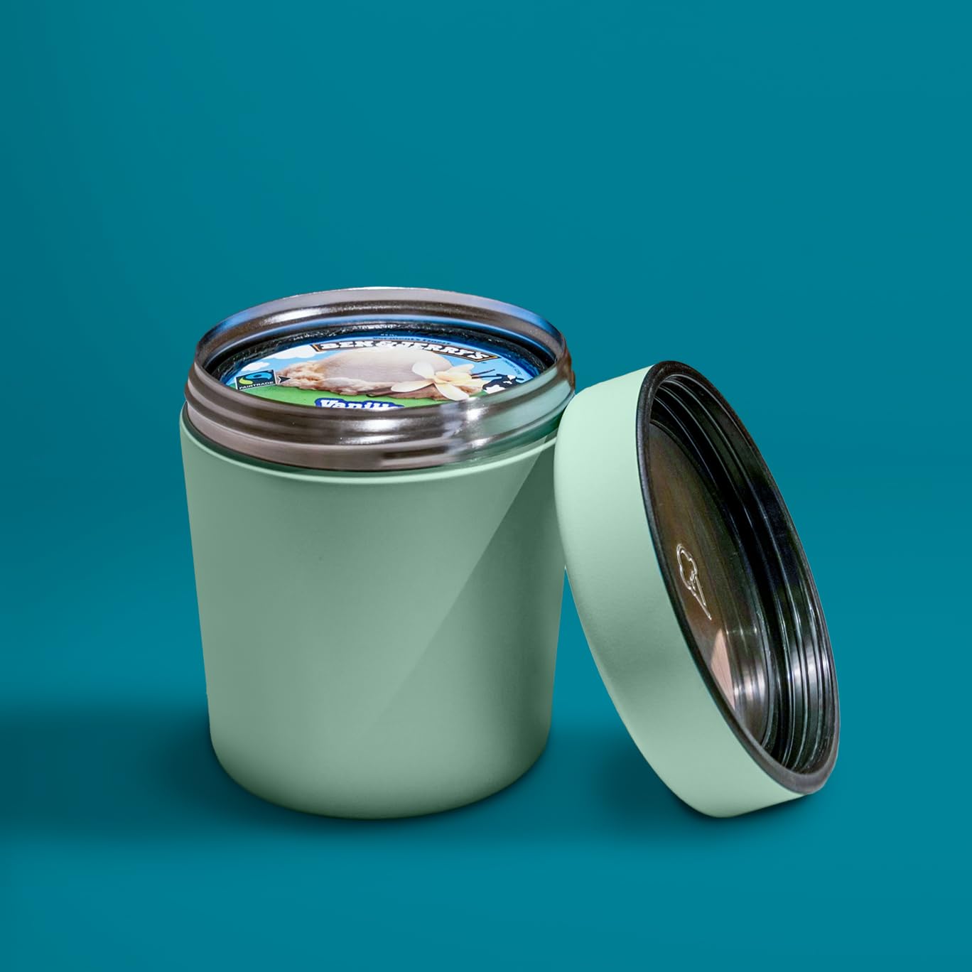 The Ice Cream Canteen makes a thoughtful gift with a mint green look.