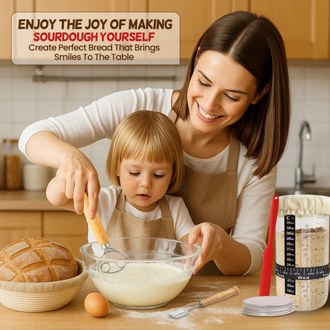 The Kitchen Emporium instruction guide supports step-by-step bread baking.