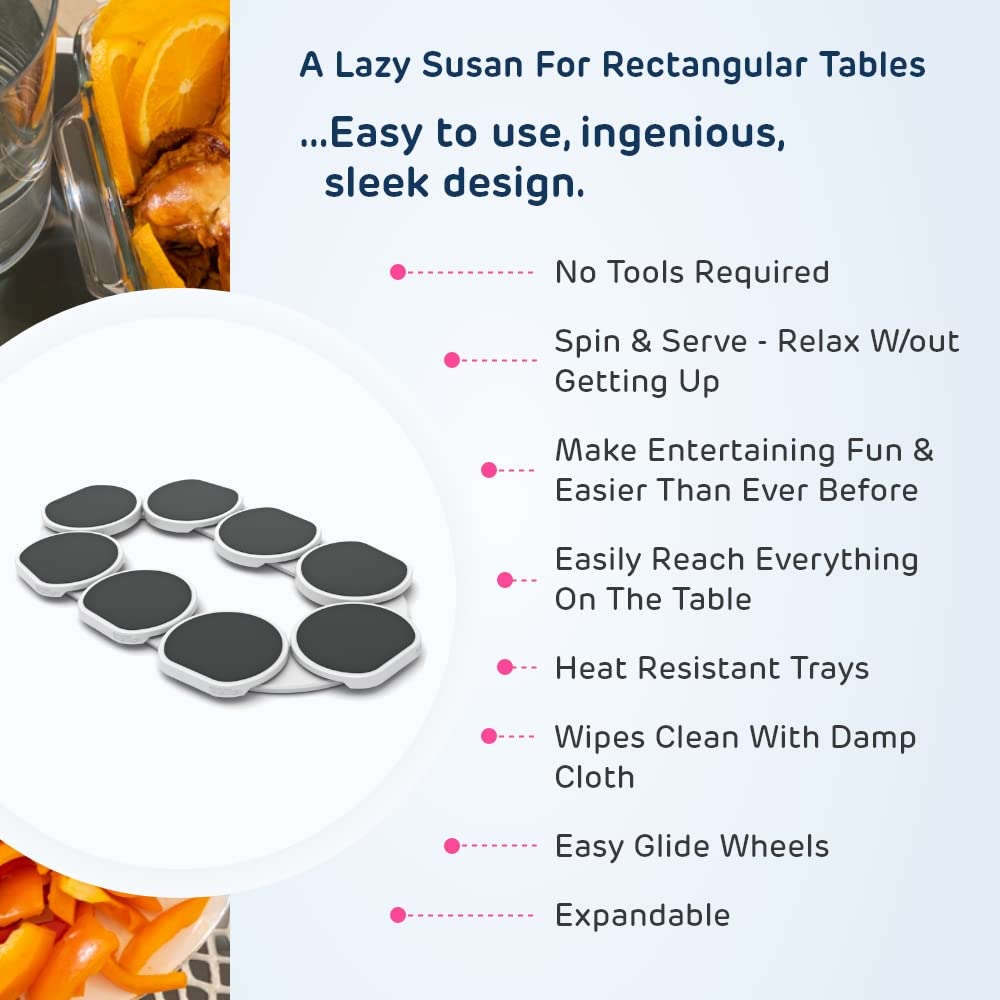 Heat-resistant tray ready to move hot dishes from oven to table.