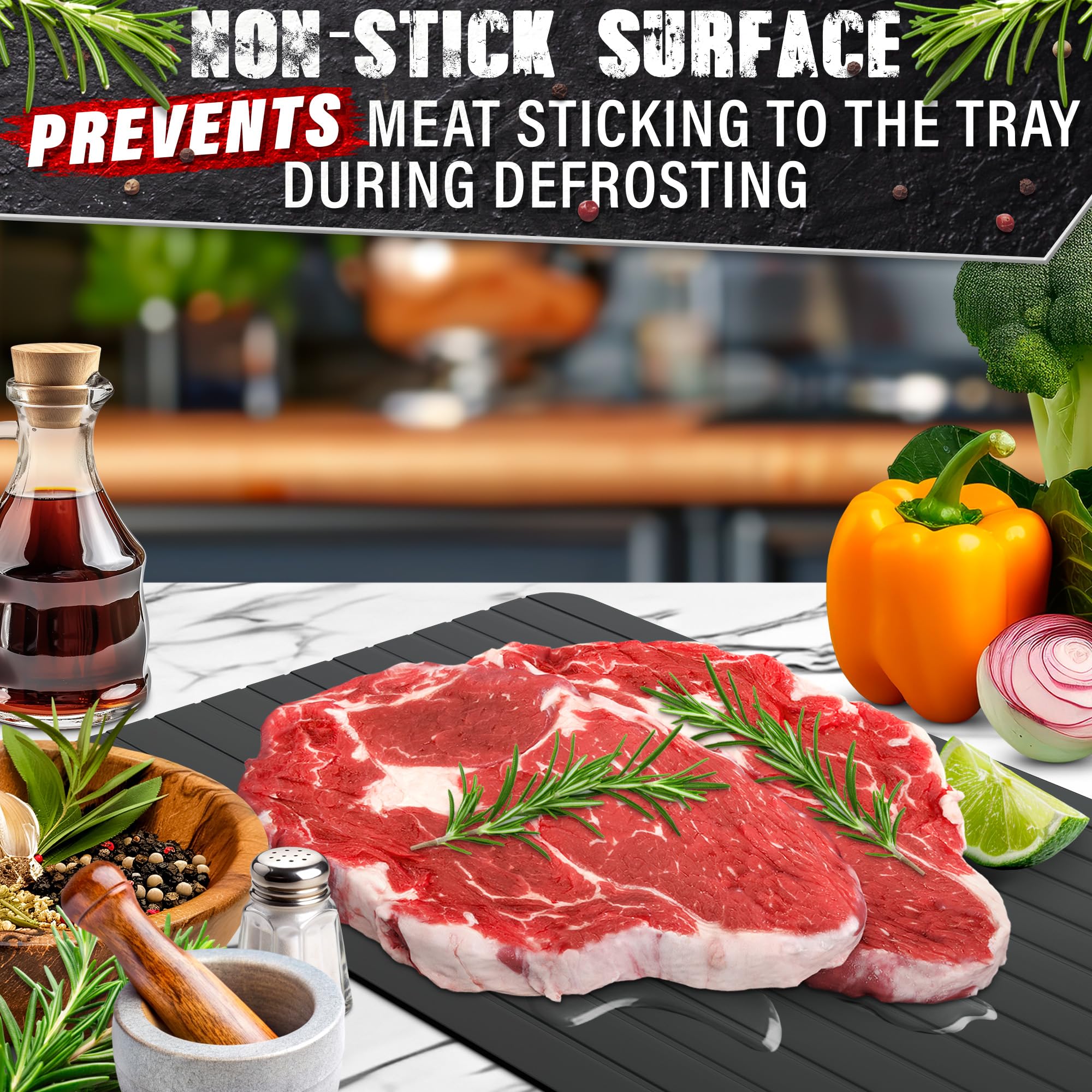 The Little Green Change defrosting tray gift-ready packaging for home cooks