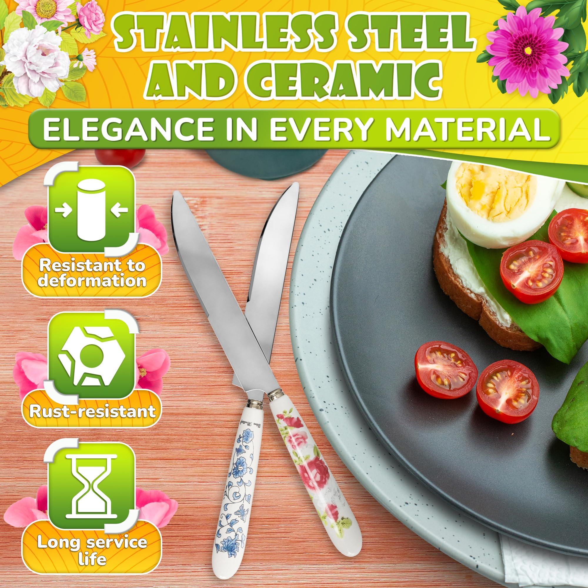 The Little Green Change stainless steel blades stay sharp for everyday tasks