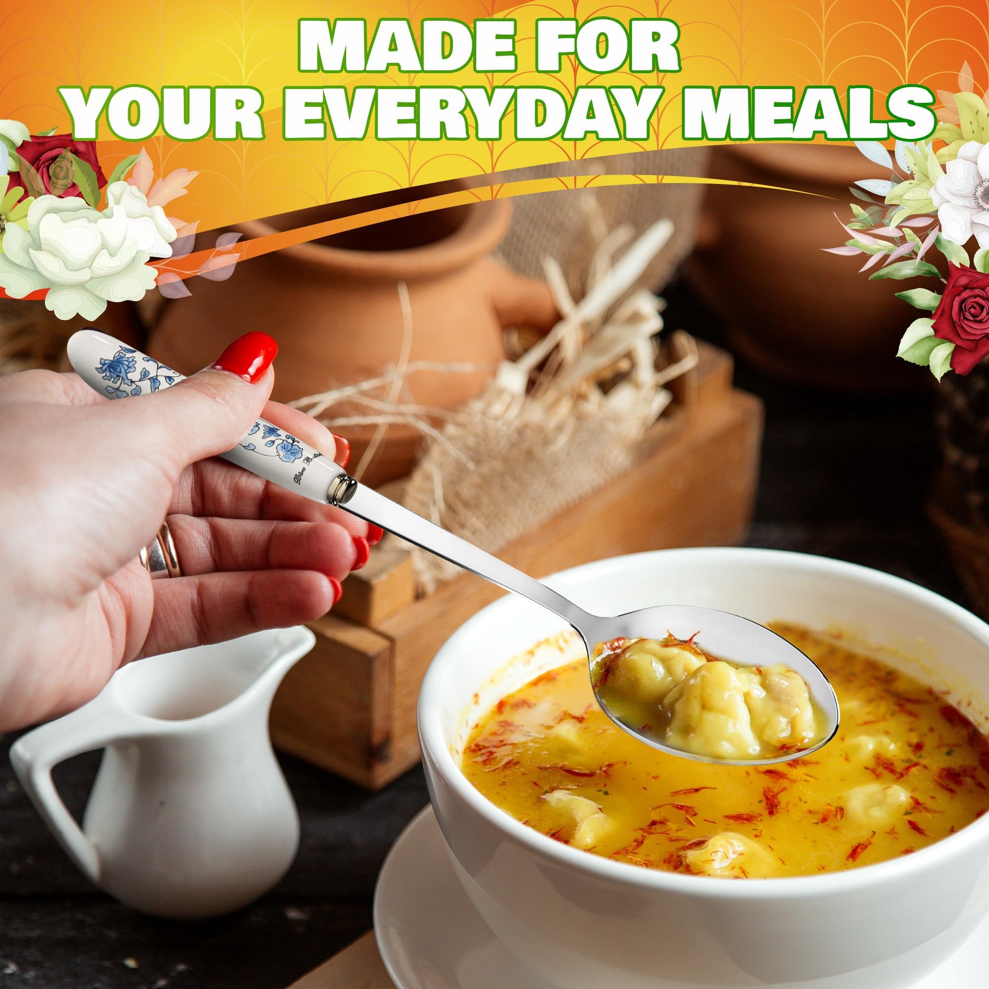 The Little Green Change set supports easy serving of cereals with its balanced size.