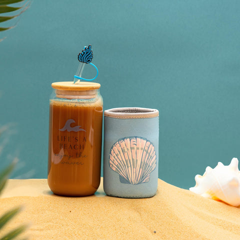 The Love Crate Co. Ocean Gifts straw stopper prevents splashes and dust.