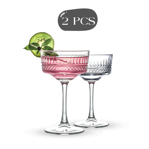 The Mask El Turko elegant balance glass design for cocktails and desserts