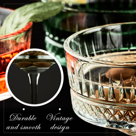 The Mask El Turko long stem glassware with balanced design for refined presentation