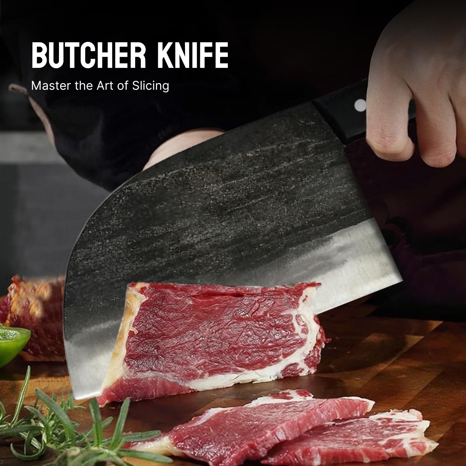 The Nikos Knife hand-forged blade supports consistent cuts for daily kitchen tasks.
