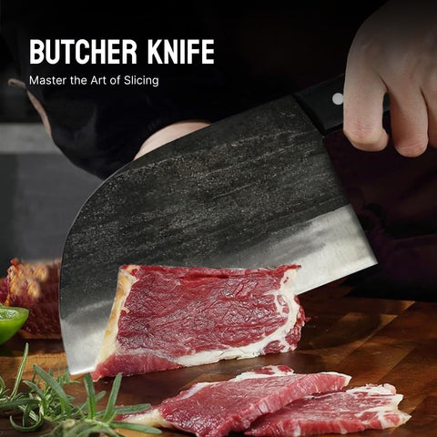 The Nikos Knife hand-forged blade supports consistent cuts for daily kitchen tasks.