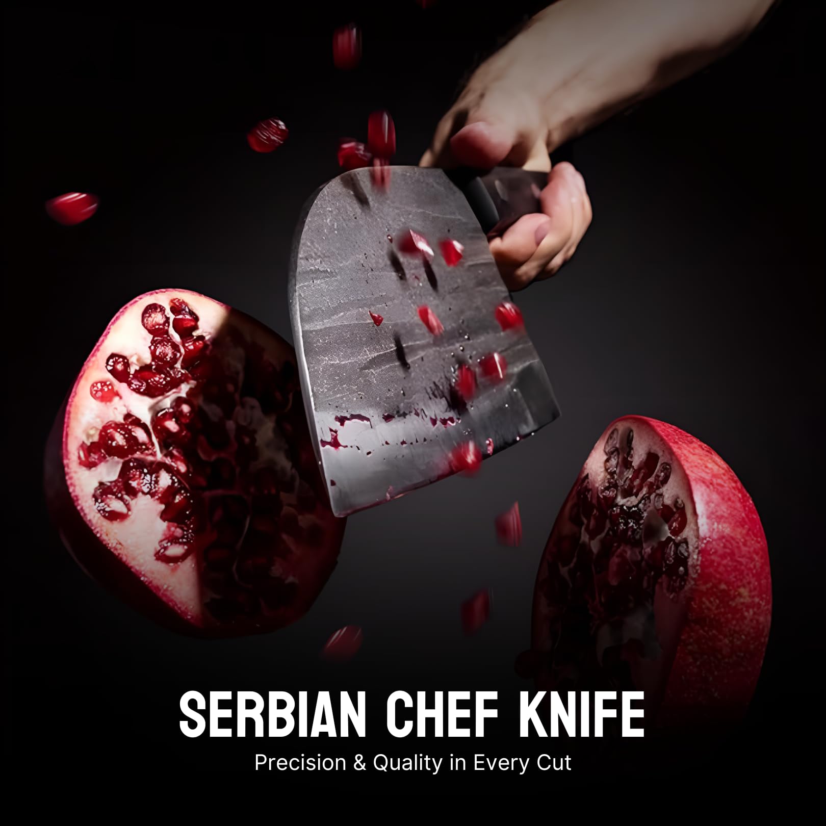 The Nikos Knife serves as a reliable meat and produce chopper in busy kitchens.