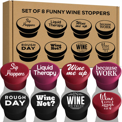 The ONLY GIFT WORTH GIVING gift for dad wine stopper blends fun and function.