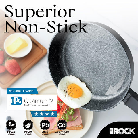 The Rock Soho dishwasher-safe label indicates easy cleanup.
