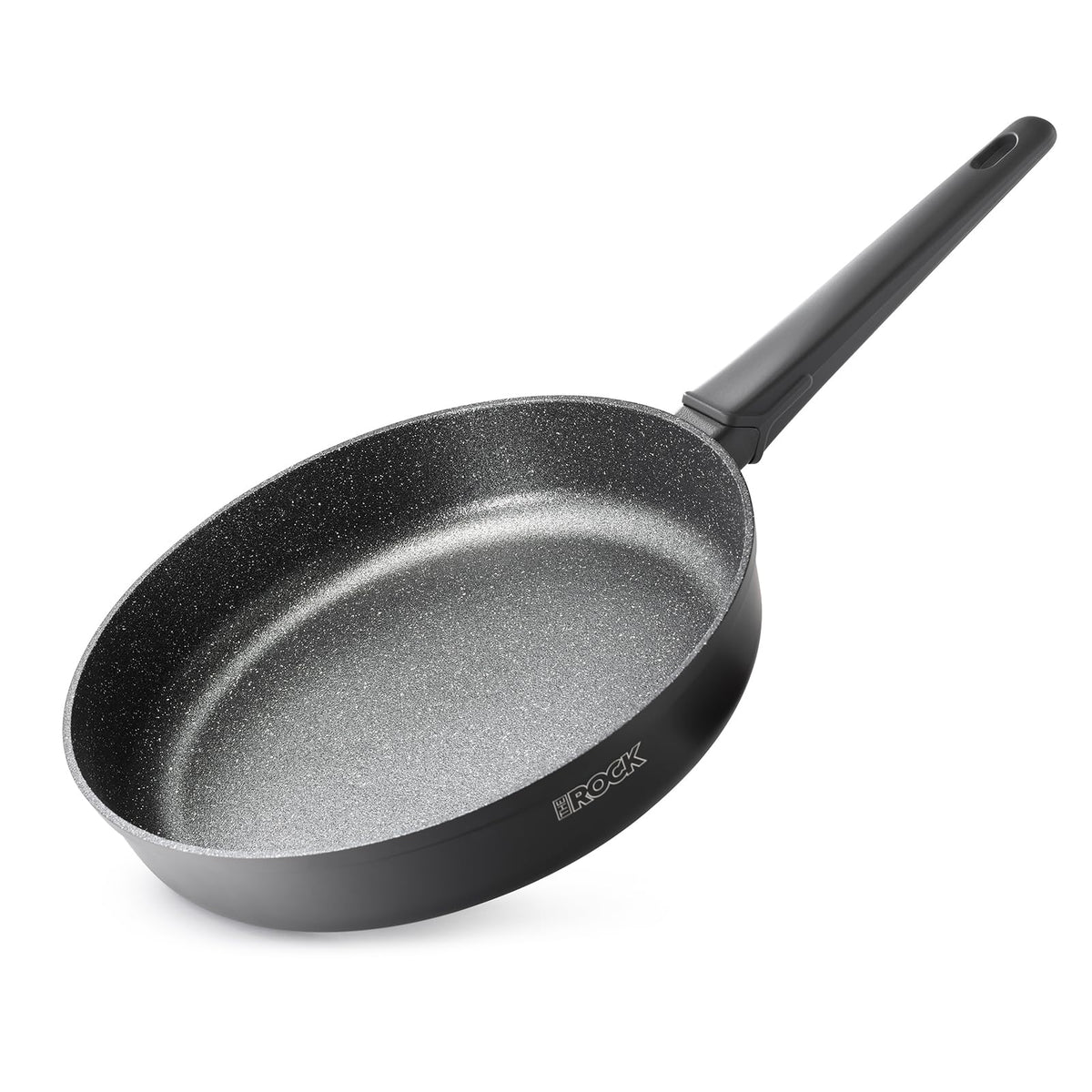 The Rock Soho 11-Inch pan front view highlighting compact design for small kitchens.