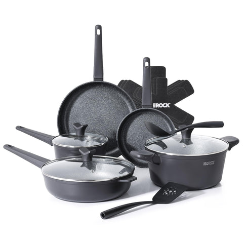 The Rock Soho 8in frying pan with nonstick surface for effortless release.