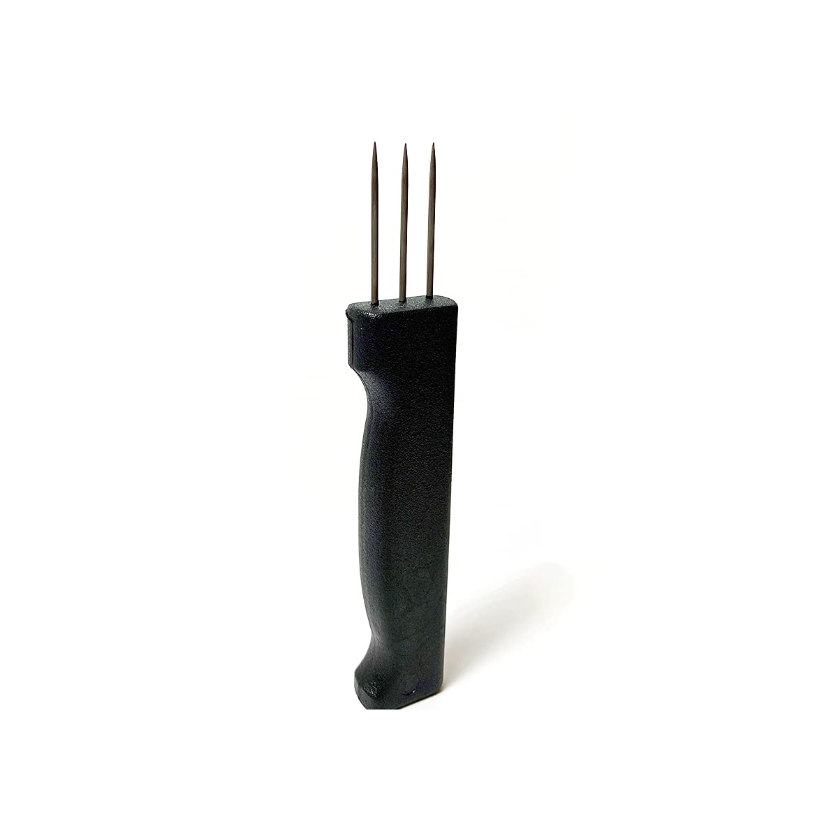 The Sausage Maker sausage pricker tool with 3 prongs for even air-pocket release.