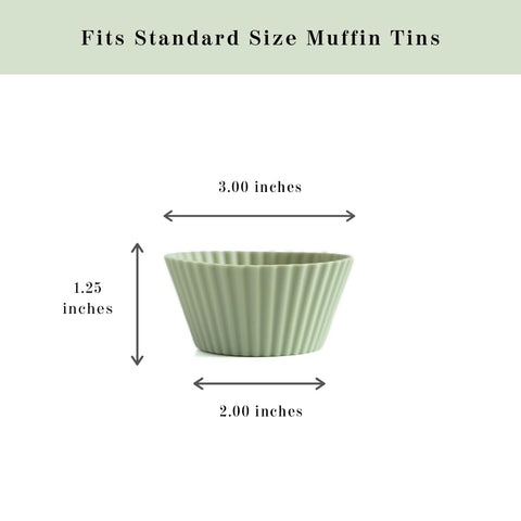 The Silicone Kitchen BPA-free silicone cups ensure safe food handling