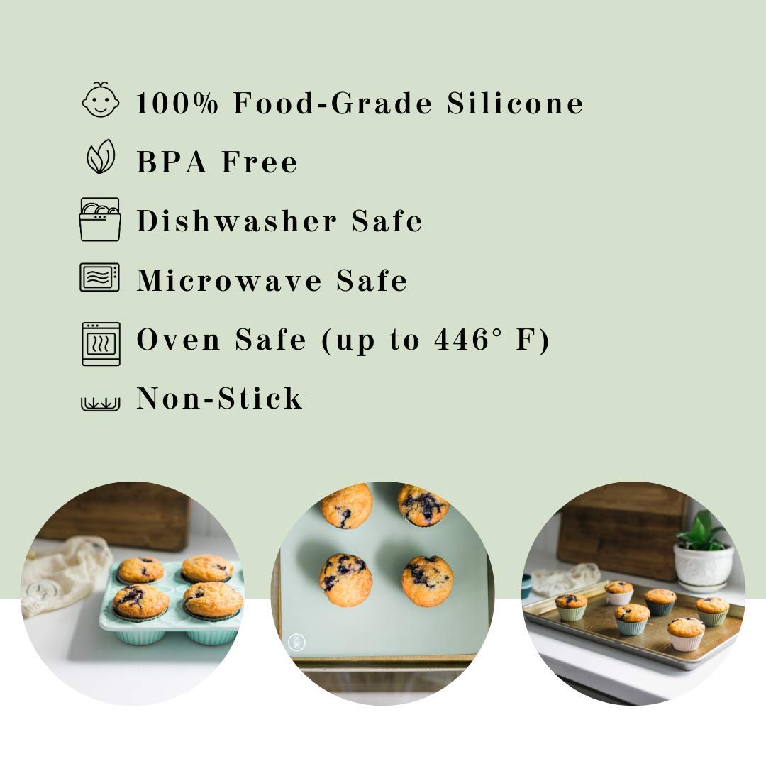 The Silicone Kitchen gift-worthy packaging accompanies a reusable baking collection