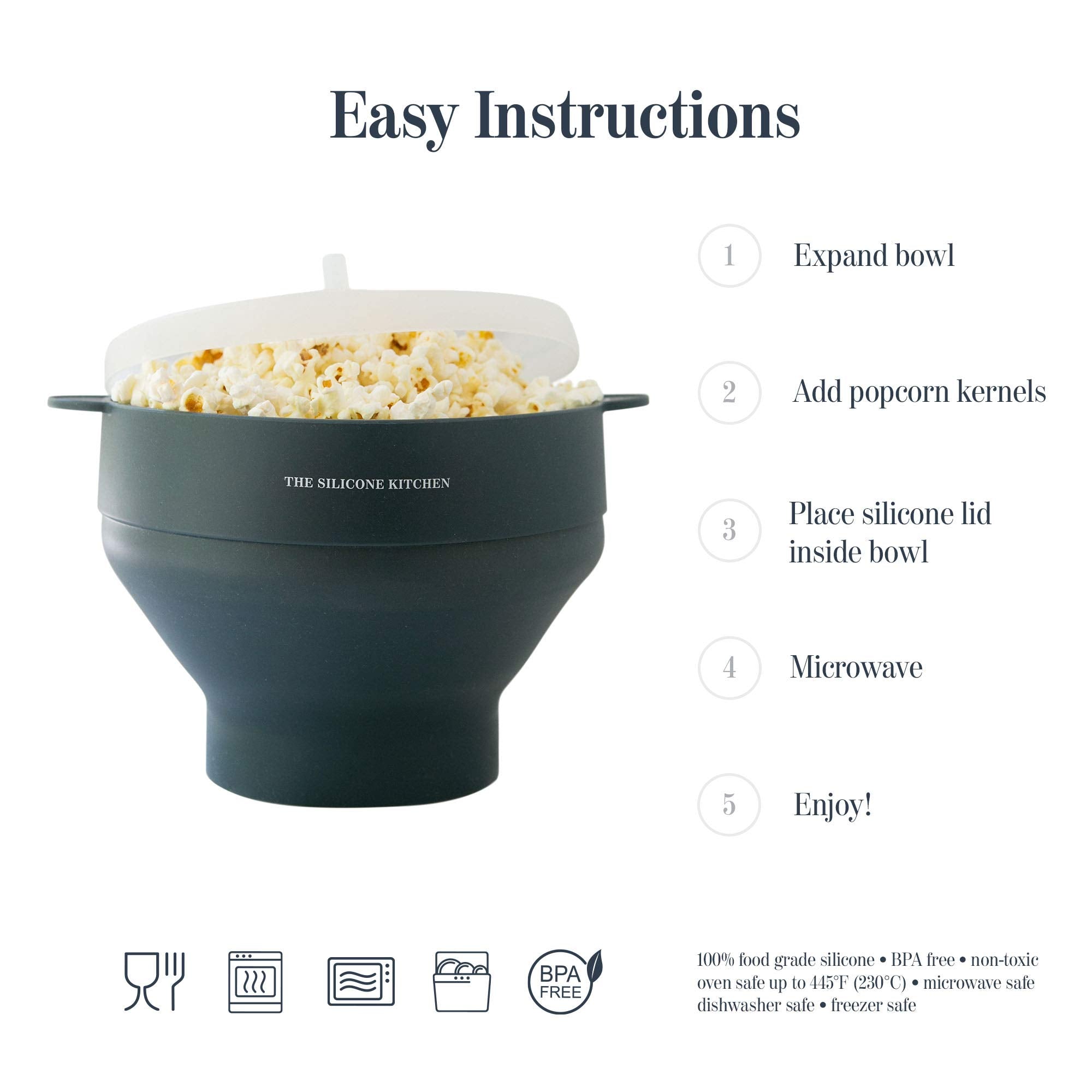 The Silicone Kitchen included cotton bag for reusable storage and market trips